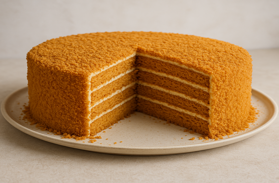 Бисквит медовый